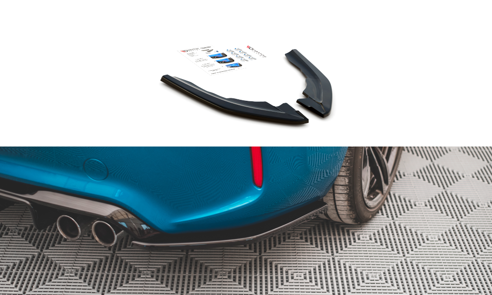 Zijdiffuser V.3 BMW M2 F87 Maxton Glans Zwart