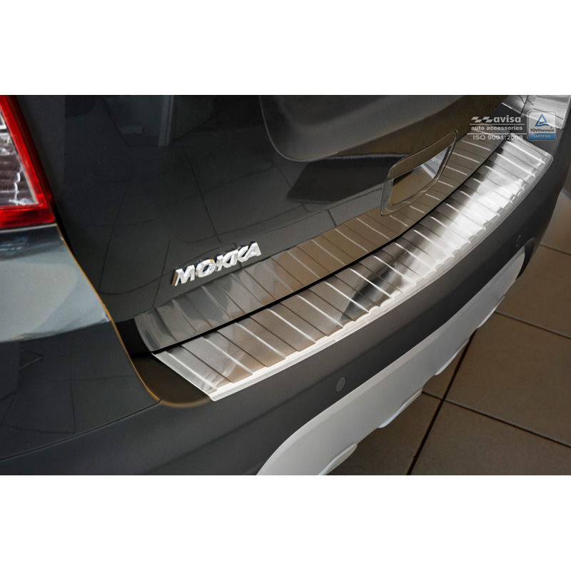 Stainless Steel Rear bumper protector  Opel Mokka 2012-2017 excl. Mokka X