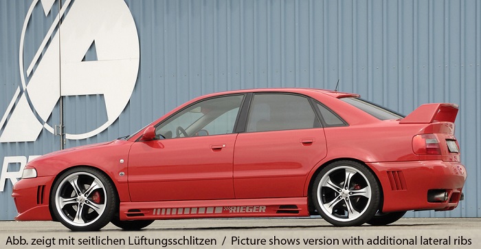 Achterbumper Audi A4 B5 alles zonder Rieger