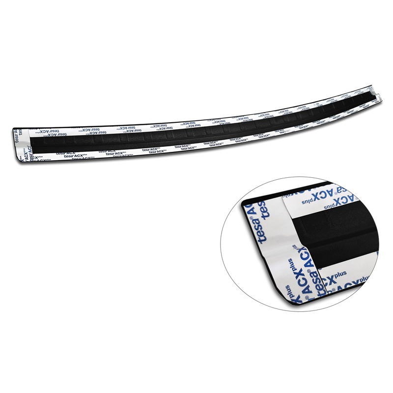 Matzwart RVS Achterbumperprotector  Jeep Compass 2017- 'Ribs'