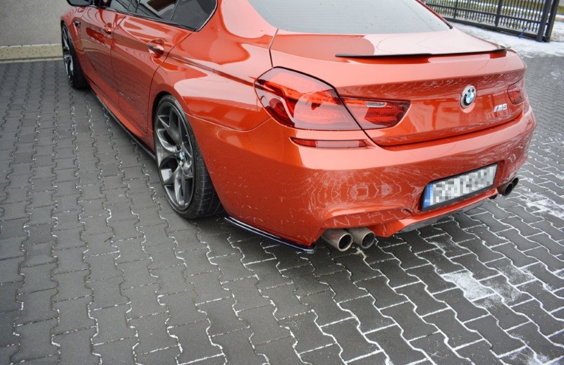 Achterzij Spoilers BMW M6 GRAN COUPÉ Glanzend Zwart