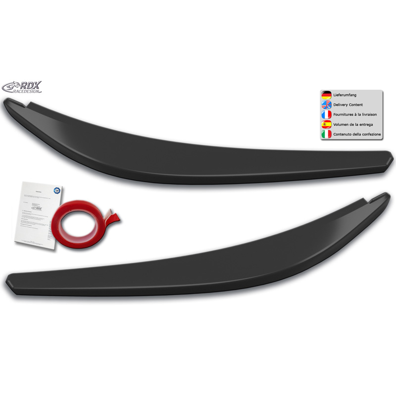 Koplampspoilers  Toyota Yaris (P21) 2020- (ABS)
