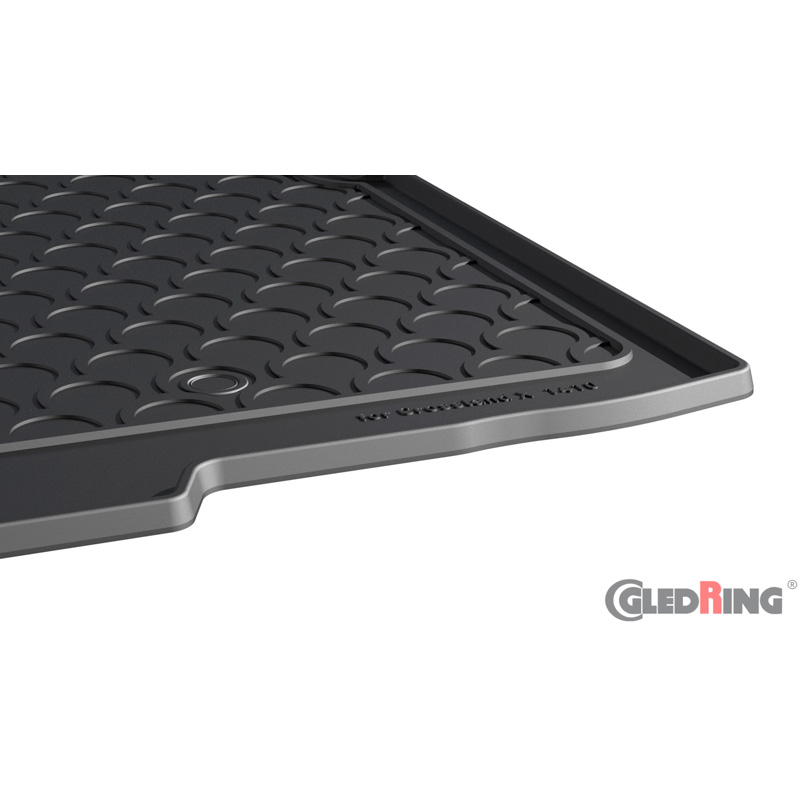 Rubbasol (Rubber) Trunk mat  Opel Crossland X 2017- (Lower floor)