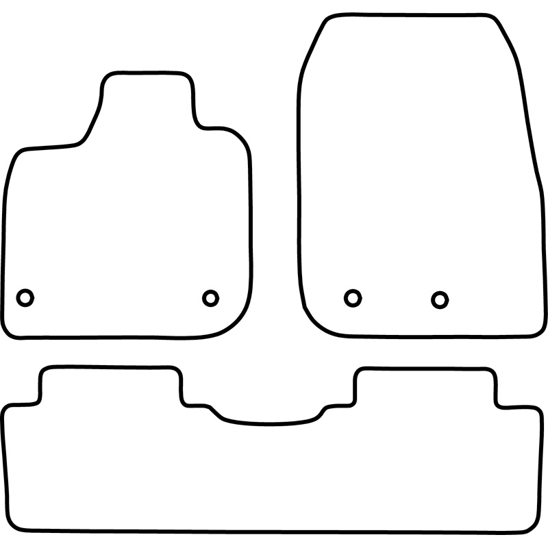 Set velour car mats  Nissan Ariya 2022-