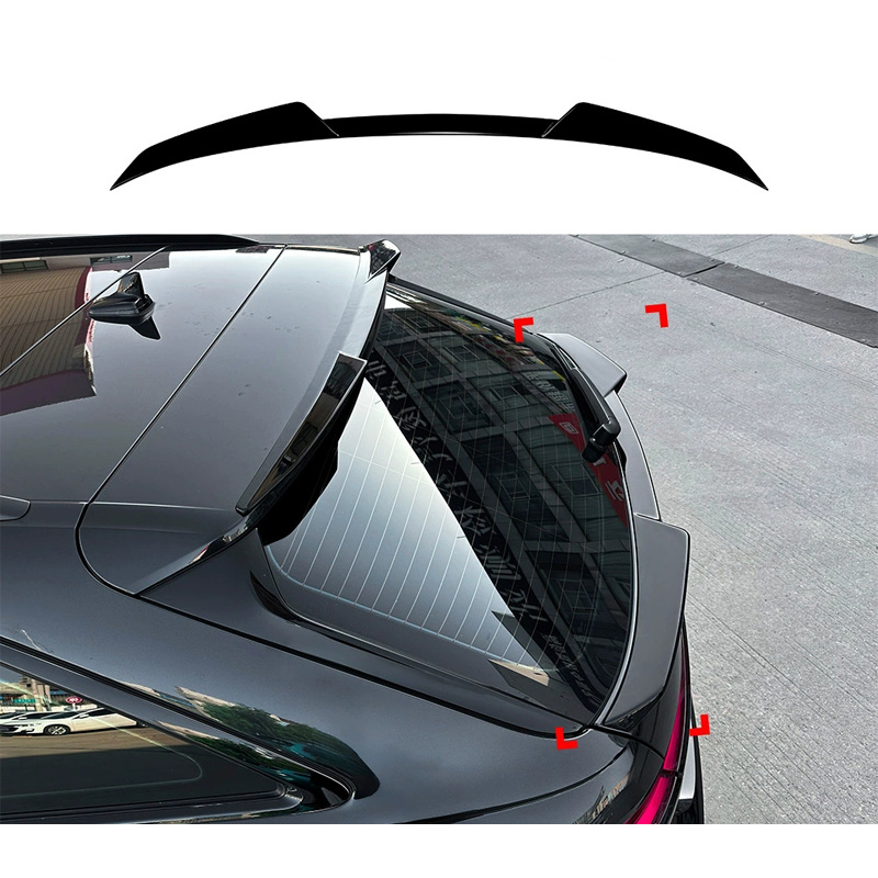 Lower mid  rear spoiler  Audi A6 (C8) Avant 2018-2024 (ABS Glossy Black)