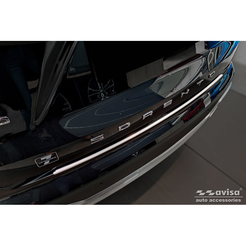 Stainless Steel Rear Bumper protector  Kia Sorento IV 2020-