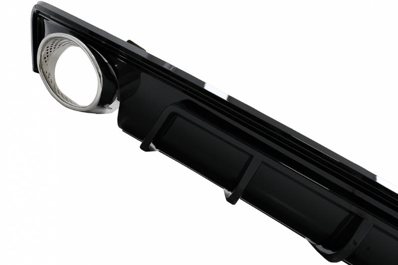 Diffusor Audi A6 S-Line C8 Glanzend Zwart incl. sierstukken