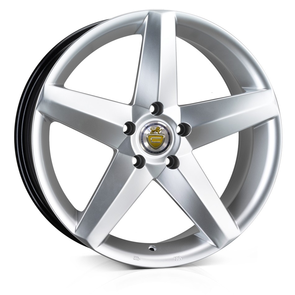 Cades TITAN HIGH POWER SILVER 8.5x19 5x120 ET15
