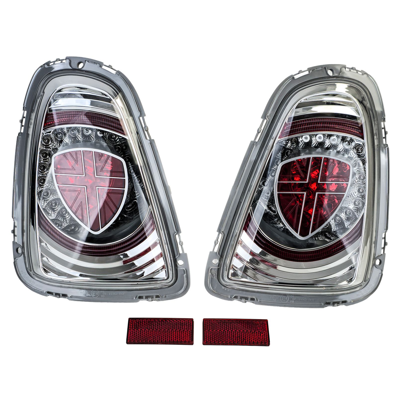 Achterlichten MINI R56 Facelift 10-14 Chroom LED