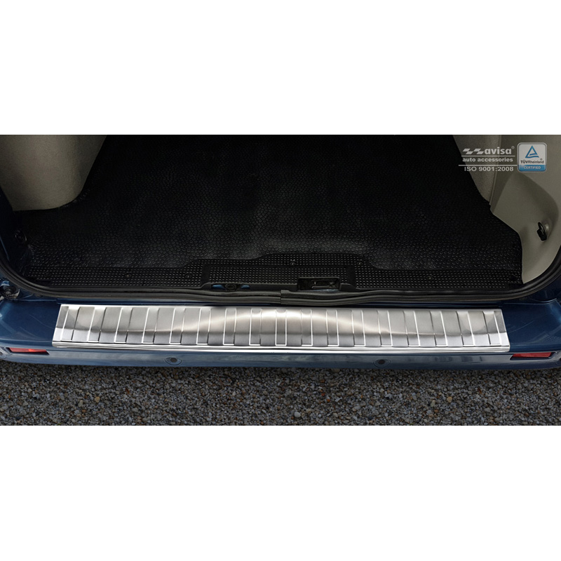 Stainless Steel Rear bumper protector  Opel Vivaro/Renault Trafic/Nissan Primastar 2001-2014 'Ribs'