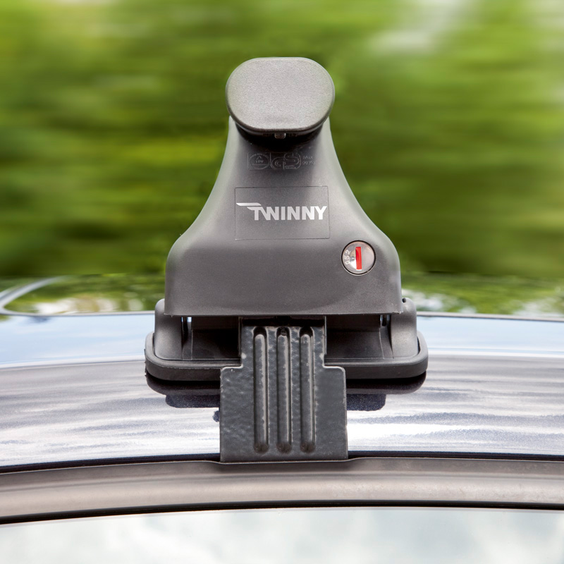 Dakdragerset Twinny Load Staal S19 semi pasvorm (voor auto's zonder dakreling)
