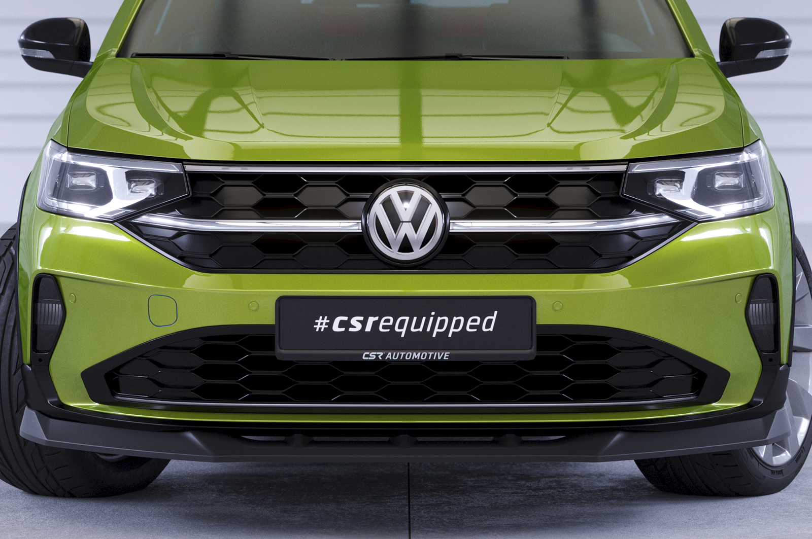 Voorspoiler Volkswagen Taigo CSR Glans Zwart