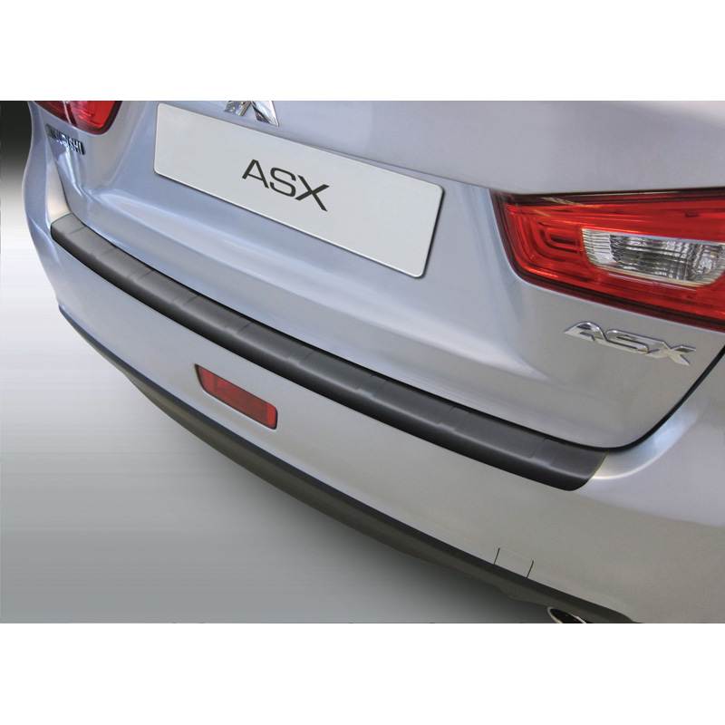 ABS Rear bumper protector  Mitsubishi ASX 11/2012-9/2016 Black
