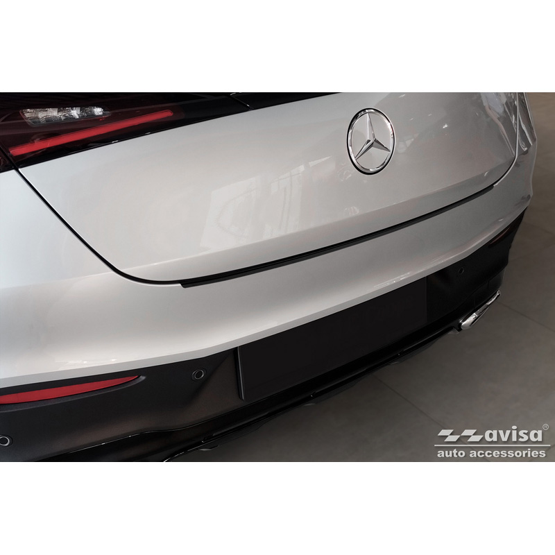 Black Stainless Steel Rear bumper protector  Mercedes GLC II Coupé (C254) 2023-