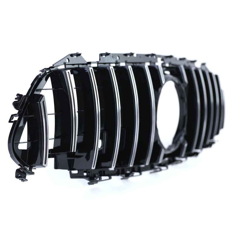 Grill Mercedes CLS C257 17-.. GT Look Glans Zwart/Chroom
