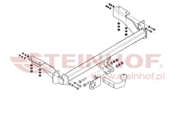 Trekhaak Peugeot 308 3/5D 2007-05/2011