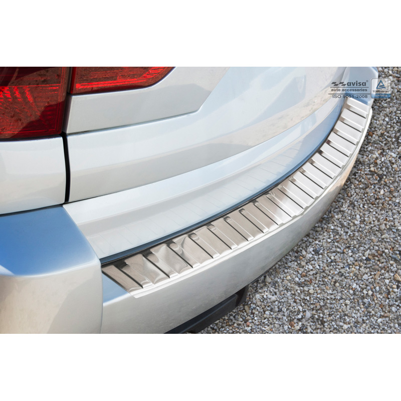 Stainless Steel Rear bumper protector  BMW X3 (E83) Facelift 2006-2010 'Ribs'