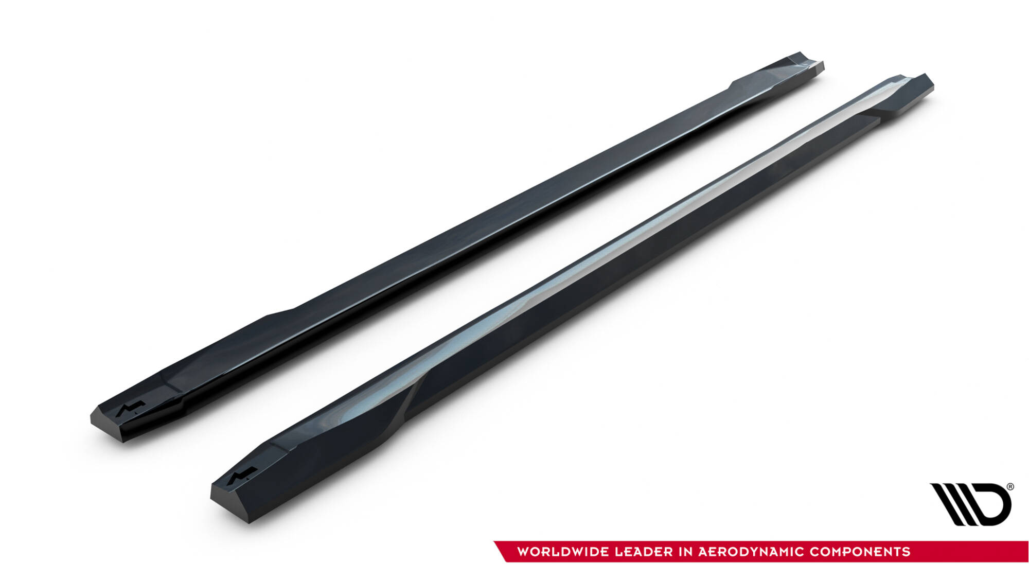 Zijskirts Mercedes-Benz GLA 45 AMG Off-roader X156 Maxton Glanzend zwart