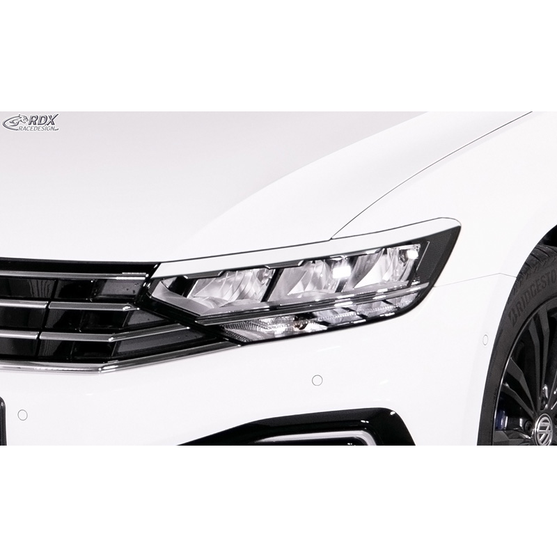 Koplampspoilers  Volkswagen Passat 3G B8 2014-2019 & 2019- (ABS)