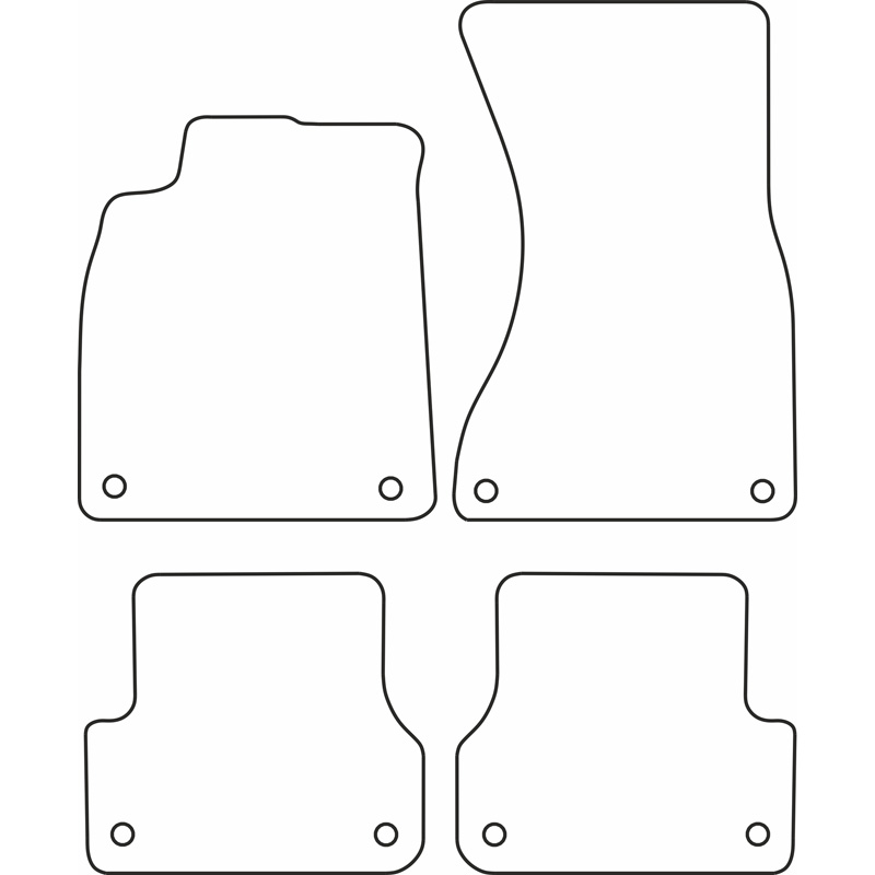 Automatten  Audi A6 2011-2018