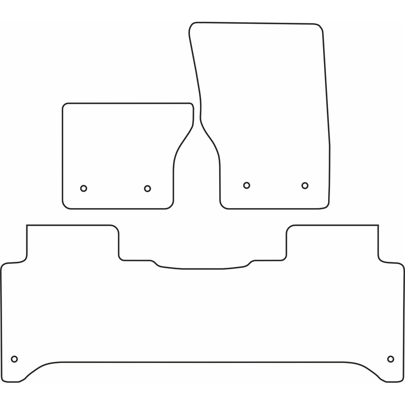 Set velour car mats  Range Rover Voque 2013-