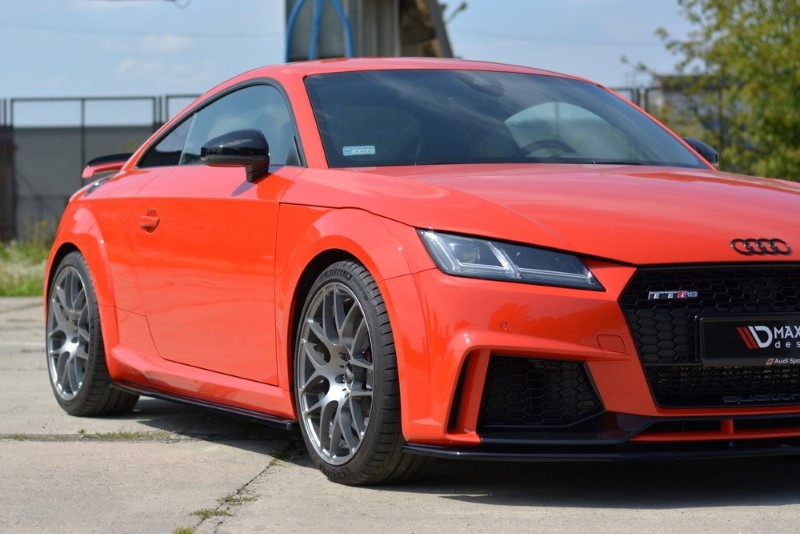 Zij Skirts Diffusers Audi TT RS 8S Glanzend Zwart