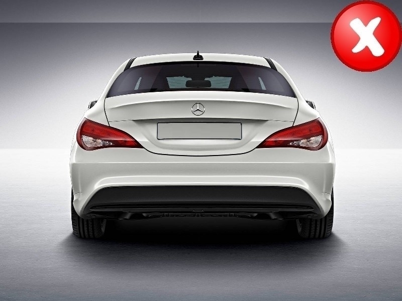 Diffusor Mercedes CLA C117 (2013-2016) CLA45 Look