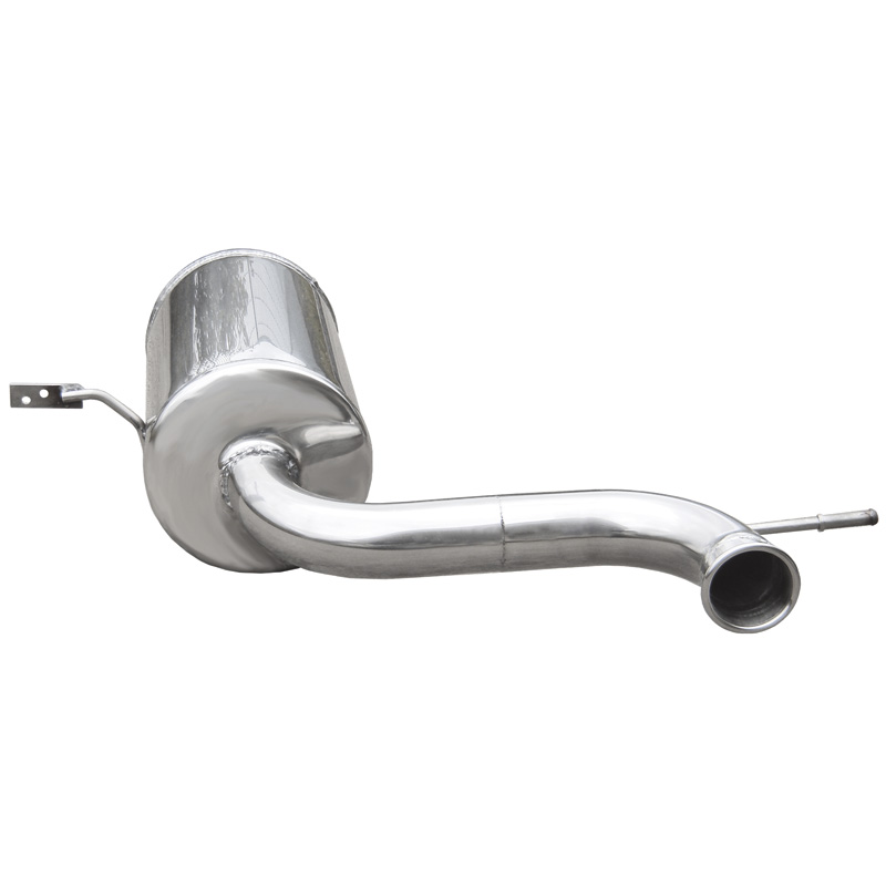 100% Inox Sport Exhaust 'Central'  Renault Megane III RS 2.0T (250HP) 2010- (Ø63,5mm)