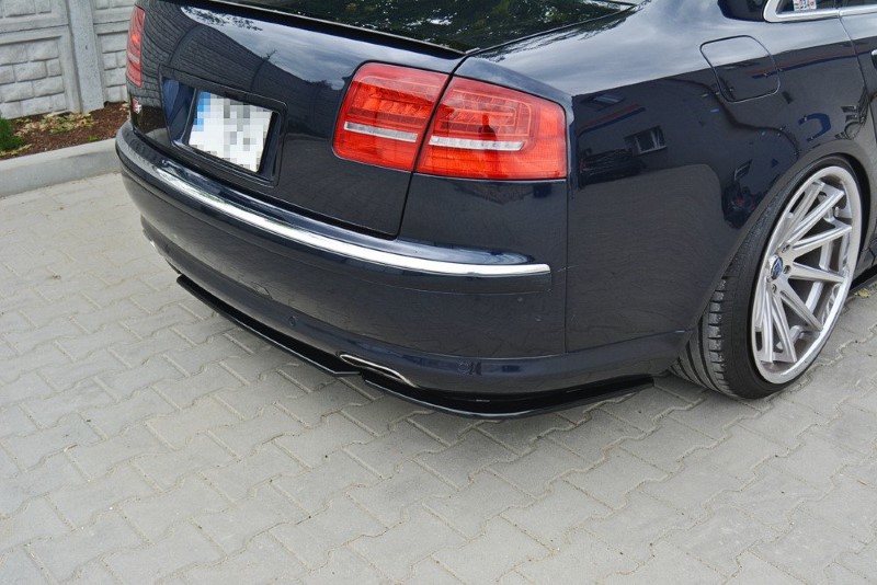 Diffuser Audi A8 D3 (Zonder Verticale Bar) Maxton Glanzend Zwart