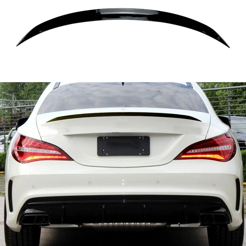 Rear spoiler  Mercedes CLA C117 Coupe 2013-2019 (ABS Glossy Black)