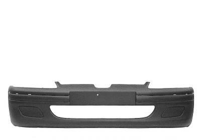 voorbumper, zwart, voor chrome sierlijst Peugeot 106, 1996-2003