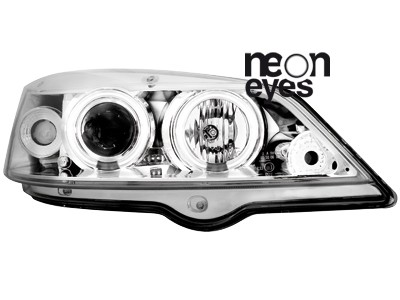 Koplampen Opel Astra G Angel Eyes Ice CCFL