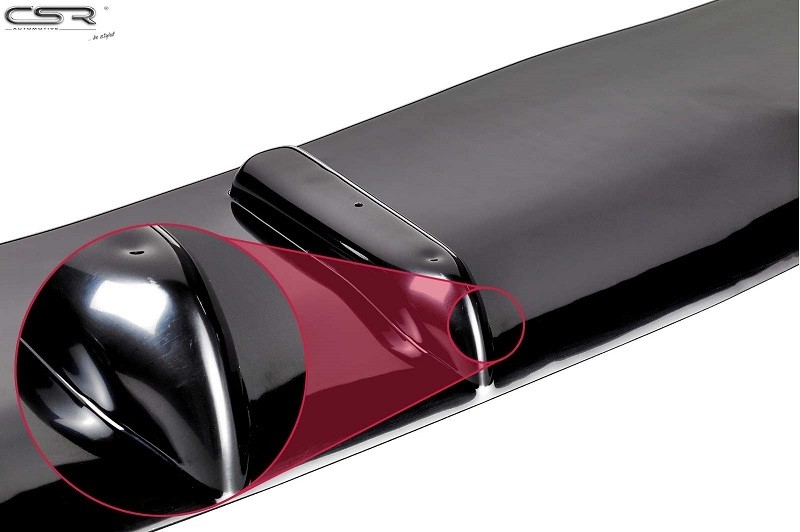 Voorspoiler lip Glossy Black met ABE voor Audi S4 B5 CSL206-G