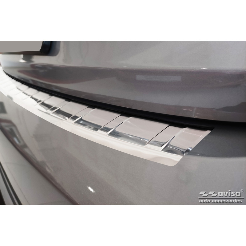 Stainless Steel Rear bumper protector  Fiat Tipo Cross 2020- 'Ribs'