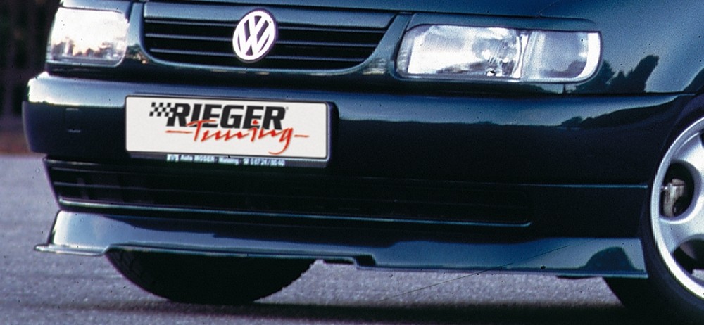 Voorspoilerlip VW Polo 6N zonder styling Pakket Rieger