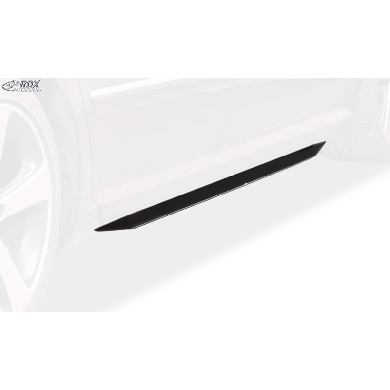 Side skirts 'Slim'  Audi A8 D3 2003-2009 (ABS glossy black)