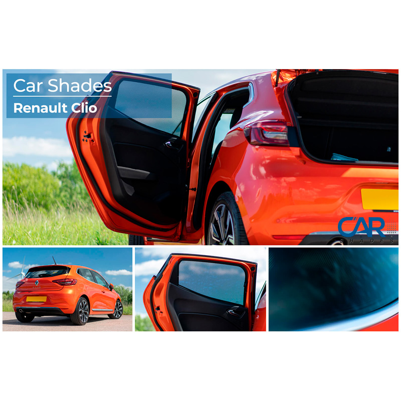 Set Car Shades (rear side doors)  Renault Clio 5 doors 2019- (2-pieces)