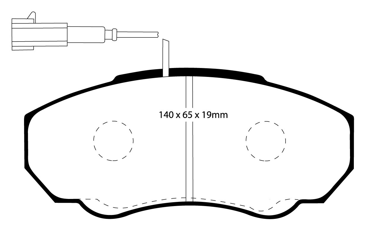 EBC Brakes PEUGEOT BEDRIJFSWAGEN Boxer 2.0 2001-2006 Remblokken