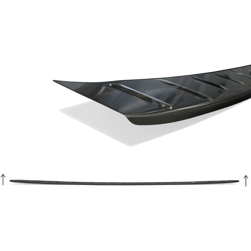 Avisa Stainless Steel Rear Bumper Protector  Volkswagen Tayron 2024- - Black