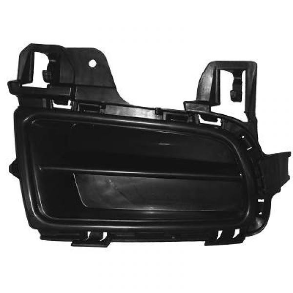 Bumper Grill links Mazda 6 06-08 ZWART GESPOTEN