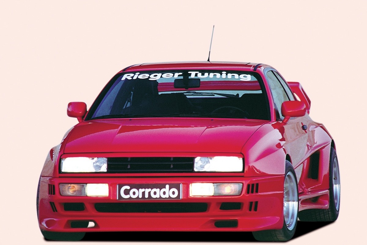 Voorbumper Breedversie ll VW Corrado Polyester Rieger