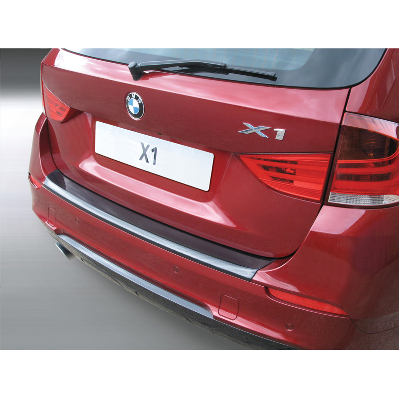 ABS Rear bumper protector  BMW X1 M-Sport 2009-2015 Carbon Look