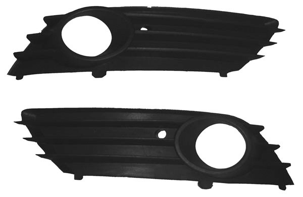 Bumper Grill-SET ASTRA H 04-07 met Mistlamp