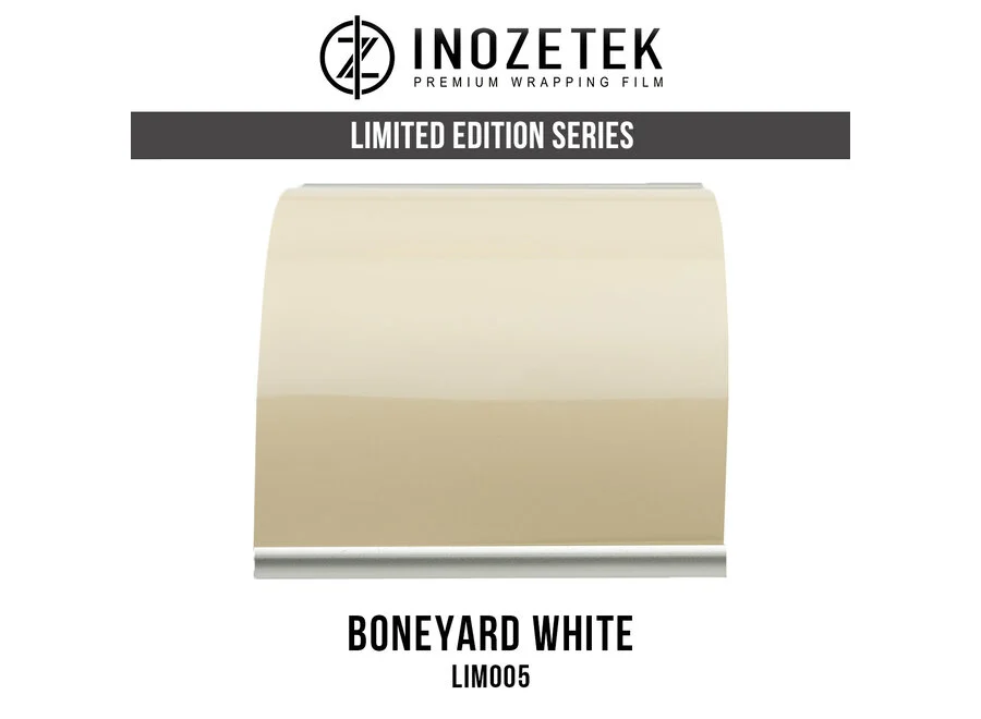 Inozetek Super Gloss Boneyard White - LIM005-18 meter