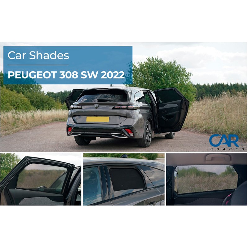 Set Car Shades (rear side doors)  Peugeot 308 III SW 2021- (2-pieces)