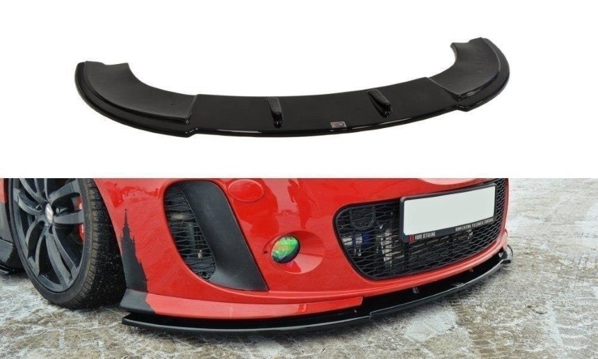 Voorspoiler Seat Leon 1P Maxton Design glans zwart