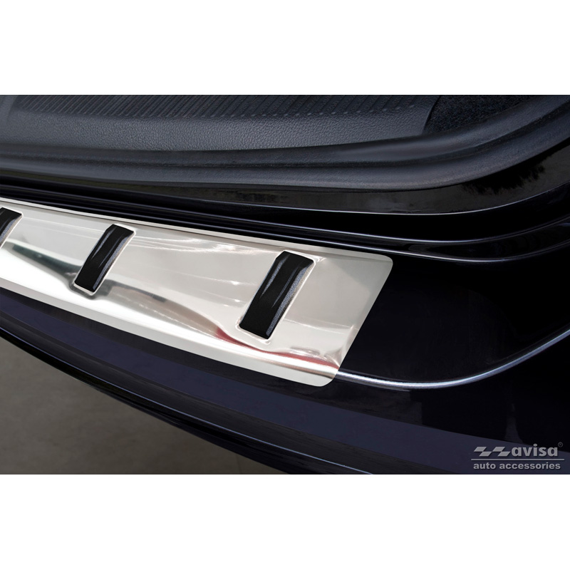 Stainless Steel Rear bumper protector  Volkswagen Sharan II & Seat Alhambra II 2010- 'STRONG EDITION'