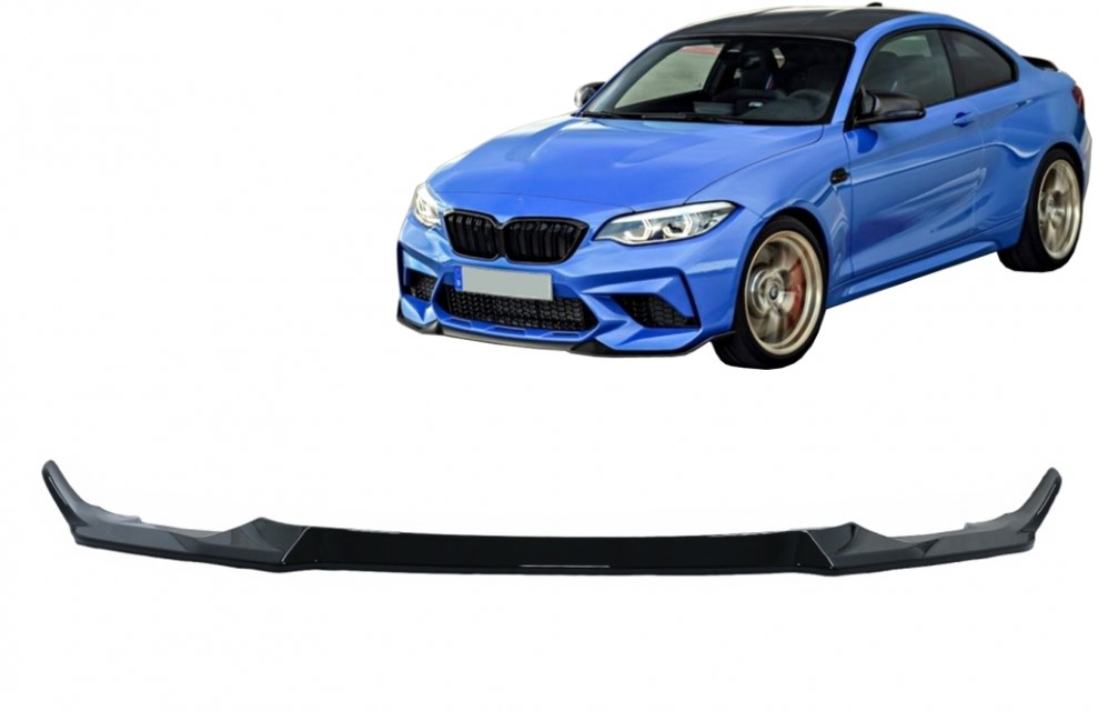 Voorspoiler BMW M2 (F87) Glanzend Zwart