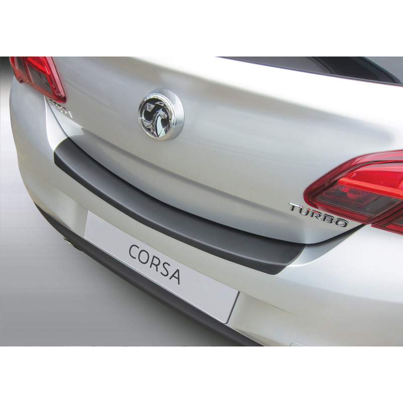 ABS Rear bumper protector  Opel Corsa E 3/5 doors 2015-2019 Black