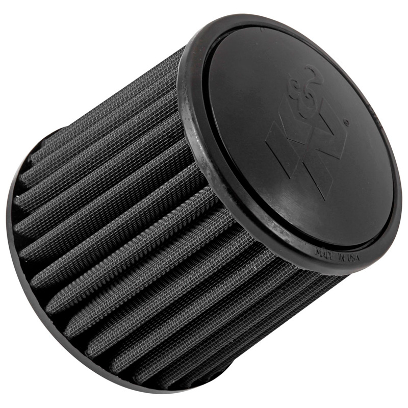 K&N Black Universal Dryflow Conical Air Filter 70mm flange, 152mm base, 133mm top, 133mm height (RU-3103HBK)